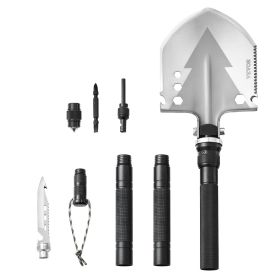 Survival Shovel 11 in 1 Camping Shovel Folding Multitool Portable Compact
