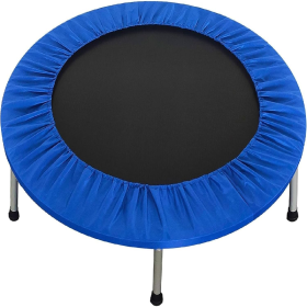 Only Supports Self Pickup 40-Inch Adult And Children's Fitness Trampoline With Adjustable U-Handle Jump Rebounder (Option: Without Handle)