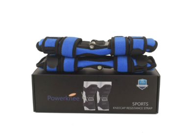 High Quality Knee Brace Patella Booster Spring Knee Brace Support For Mountaineering Squat Sports Knee Booster (Option: Blue box)